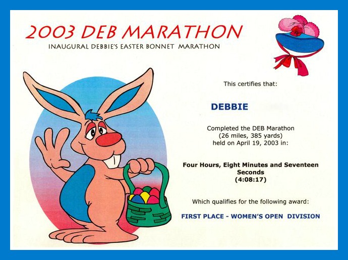 An Unofficial Marathon And The Annual Easter Bunny Hop Hits Five Years
